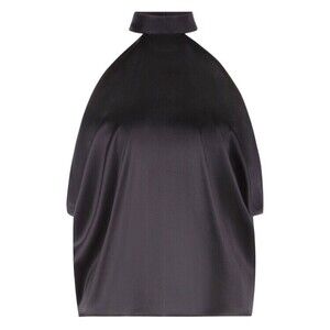 Nina Ricci Satin Halterneck Top With Open Back - NWT
